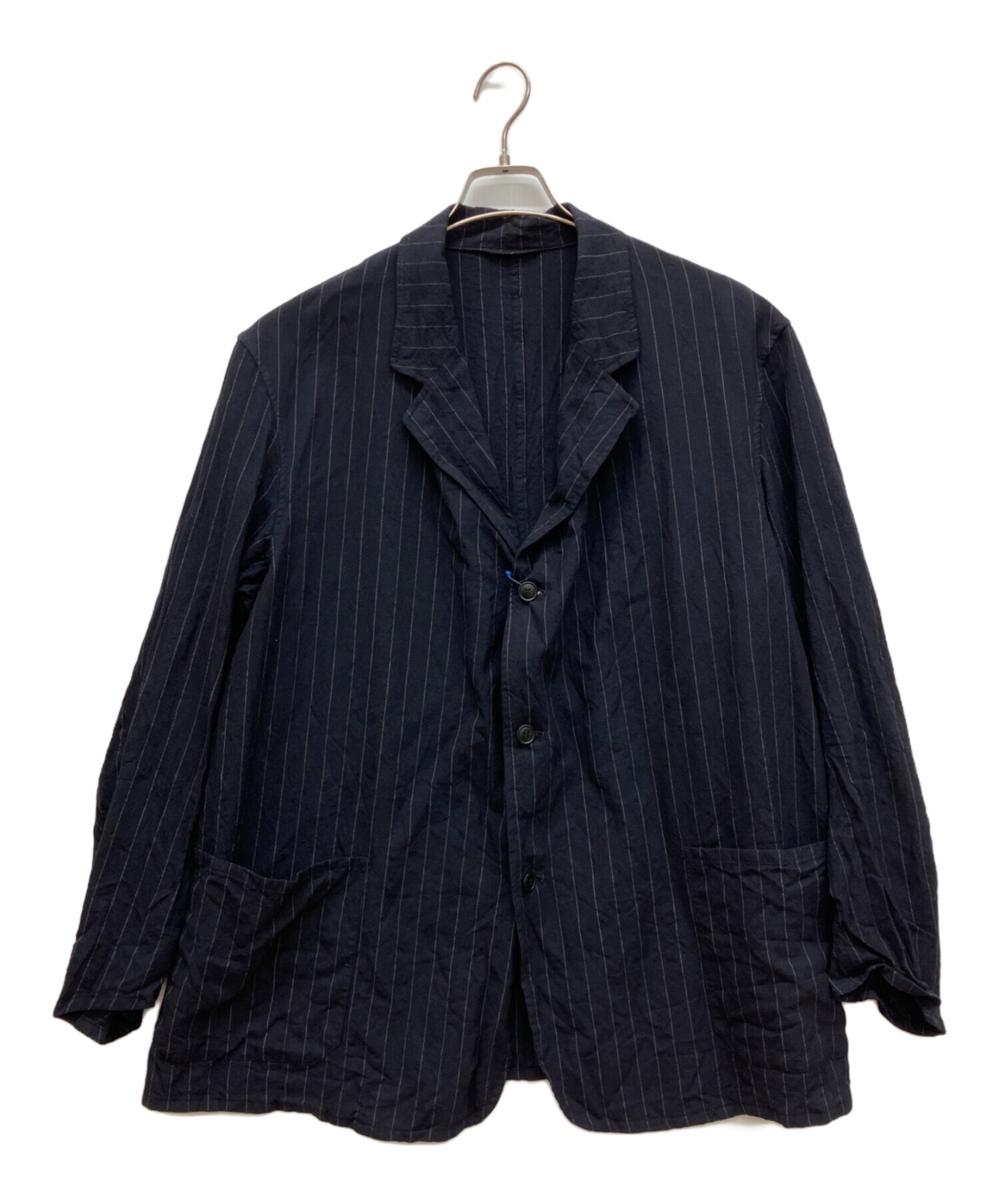 COMOLI コモリ 23SS ストライプ セットアップ サイズ3 COMOLI / コモリ】23SS 3Bウールストライプテーラードジャケット