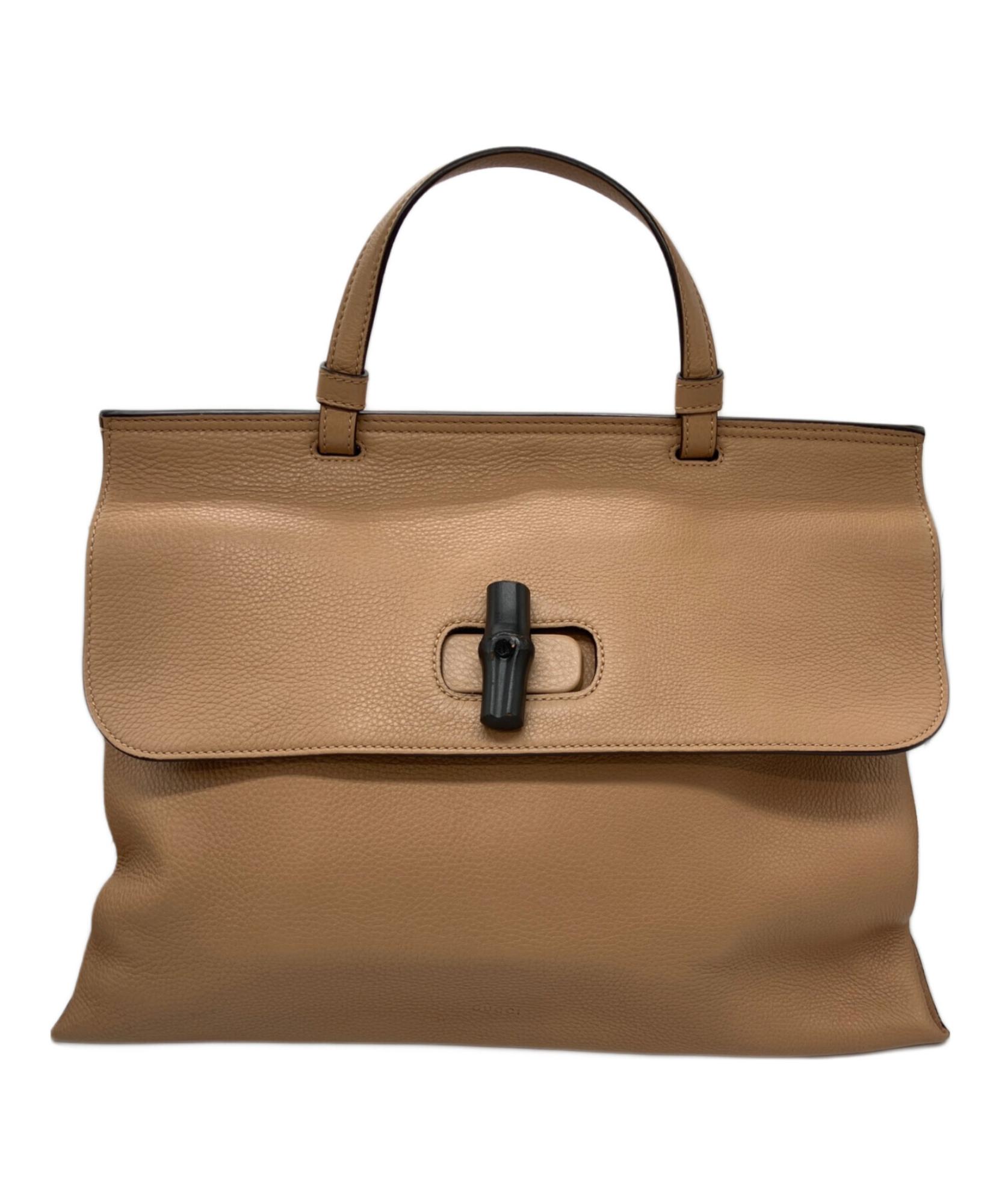 GUCCI ⁄ グッチバンブー デイリー レザートップハンドルバッグ GUCCI 