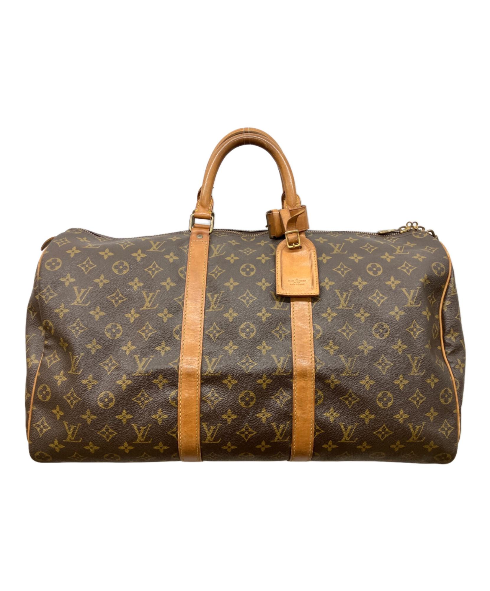 LOUIS VUITTON / ルイ ヴィトン】モノグラム キーポル50 トラベル LOUIS VUITTON / ルイ ヴィトン】モノグラム キーポル50 トラベル