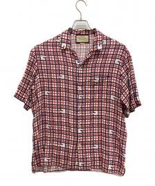 【GUCCI / グッチ】スクエアG タータンチェック リネンシャツ|洗練されたトリコロールカラーで魅せる夏の主役級スタイル