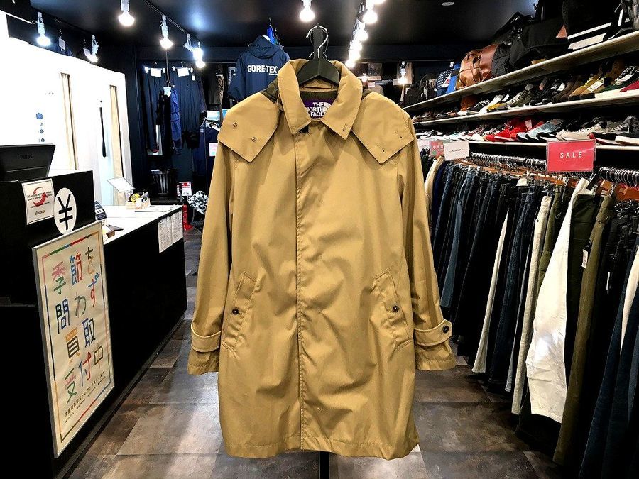 毎シーズン定番！春先必須のステンカラーコート入荷。THE NORTH FACE