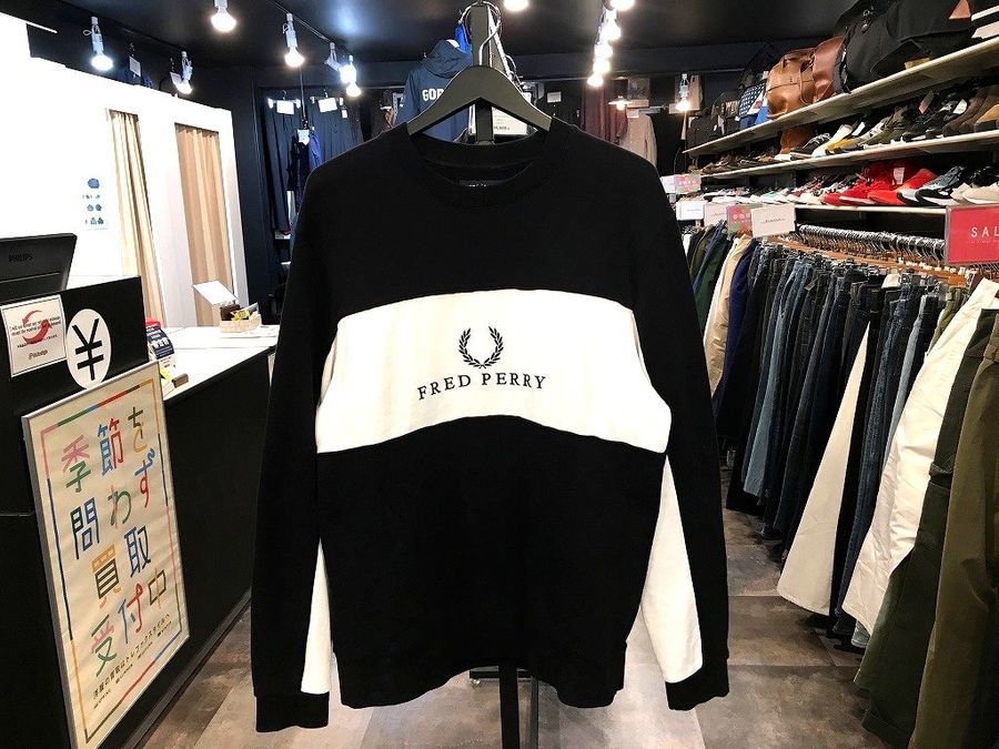 レア】フレッドペリー FRED PERRY スウェット ビッグシルエット L-