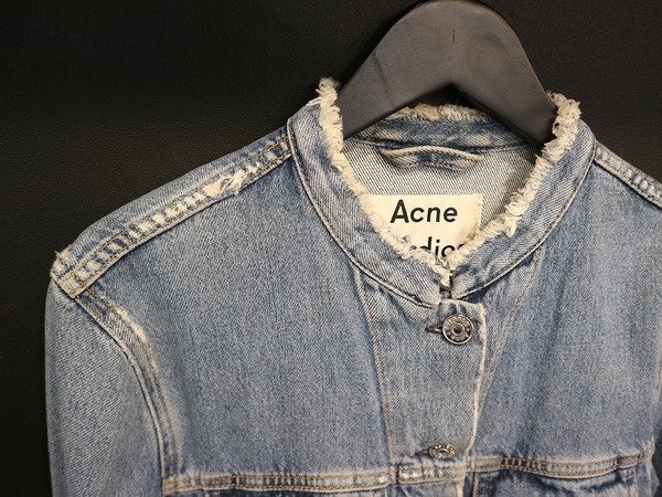 ACNE STUDIOS(アクネ ストゥディオズ)のデニムノーカラージャケット入荷です！[2019.05.15発行]