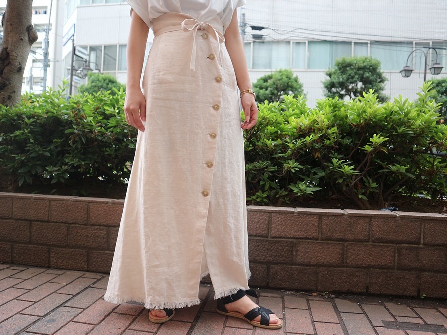 Maison de Rメゾンドアール　MONA・ドレープマキシスカート Maison de Rメゾンドアール MONA・ドレープマキシスカート Maison de R