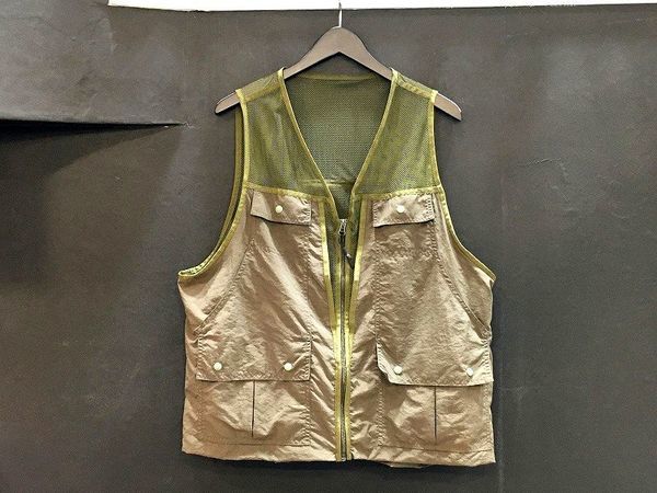 新作ウエア 流行のフィンシングベスト！しかも別注！！BURLAP OUTFITTER ナイロン
