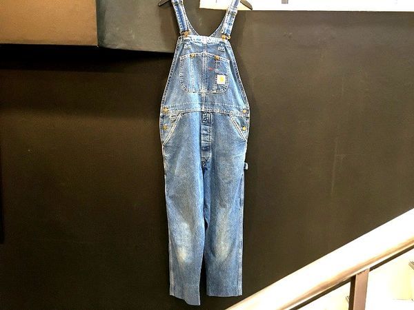 US 古着 carhartt カーハート デニム オーバーオール ビッグサイズ