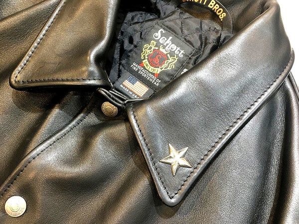 スタースタッズの効いた、万能レザーコーチジャケット入荷 