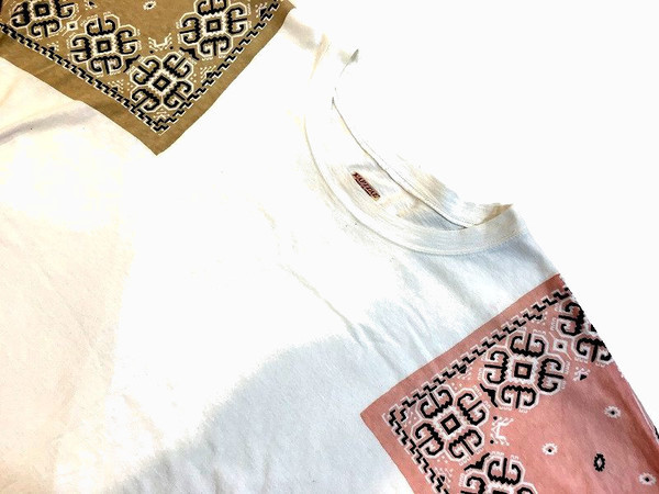 kapital バンダナ リメイク BIG Tシャツ Yahoo!オークション - Kapital 天竺 バンダナ huge tee Tシャツ キャピ