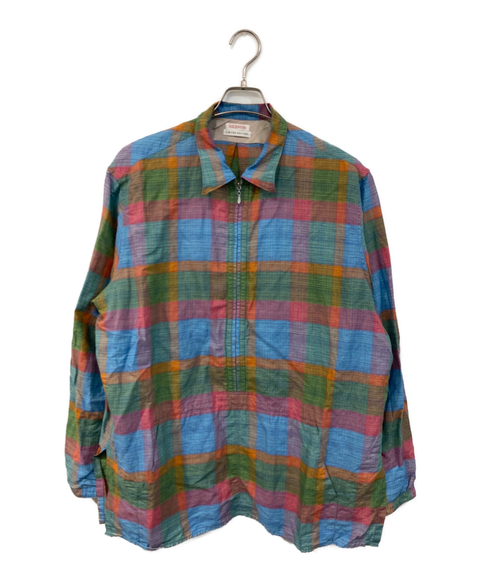 トップス NICENESS GIGLI 26ss sizeL NICENESS / ナイスネス】GIGLI LONG ZIP PULLOVER|至高のファブリック