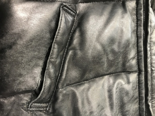 レザーダウンジャケットの千葉   古着