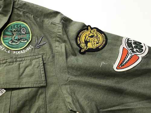 ミリタリーシャツジャケットのメンズ