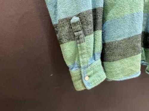 シーイーのSTRIPE FLANNEL BIG SHIRT