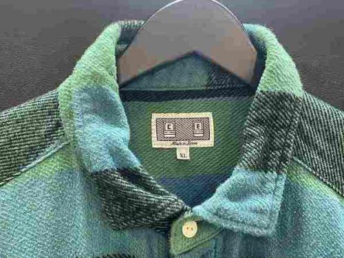 STRIPE FLANNEL BIG SHIRTのメンズ