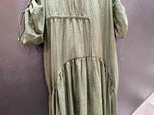 シアーギンガムシャーリングドレスのレディース