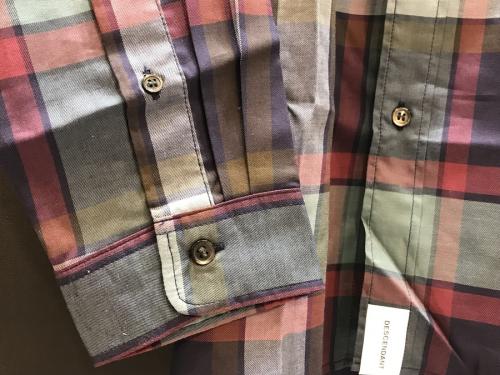 ディセンダントのビッグチェックシャツ