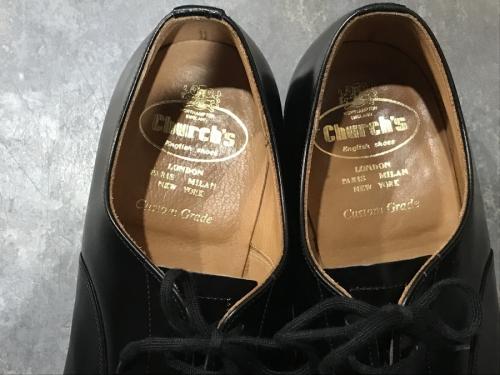 革靴　ストレートチップ