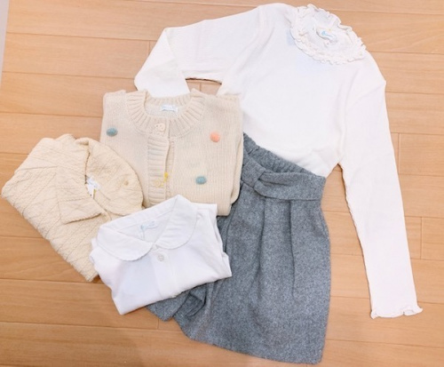 ＃キッズの＃ニット