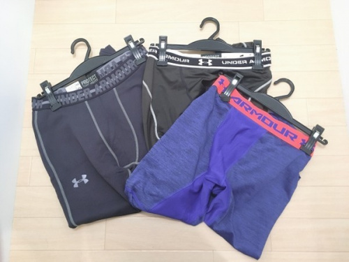 under armourのトレーニング