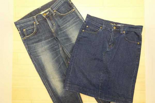 デニムの可愛い