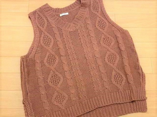 #ニットベストの#お買い得