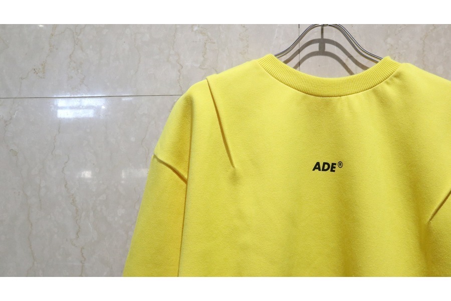 【関税込み】ADER error レッド Clava フーディ ADER ERROR Tetraight Product. 43 クルーネック スウェット T