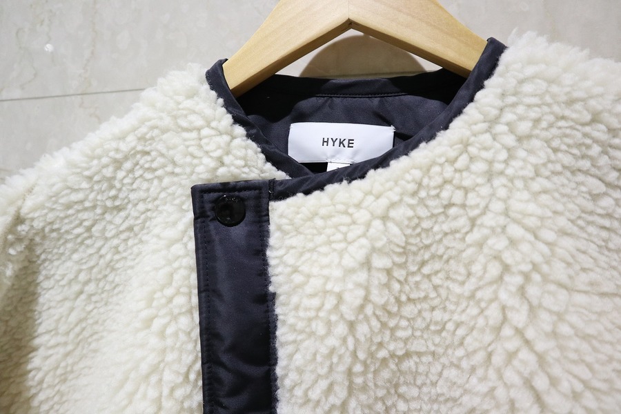 faux shearling coat hyke