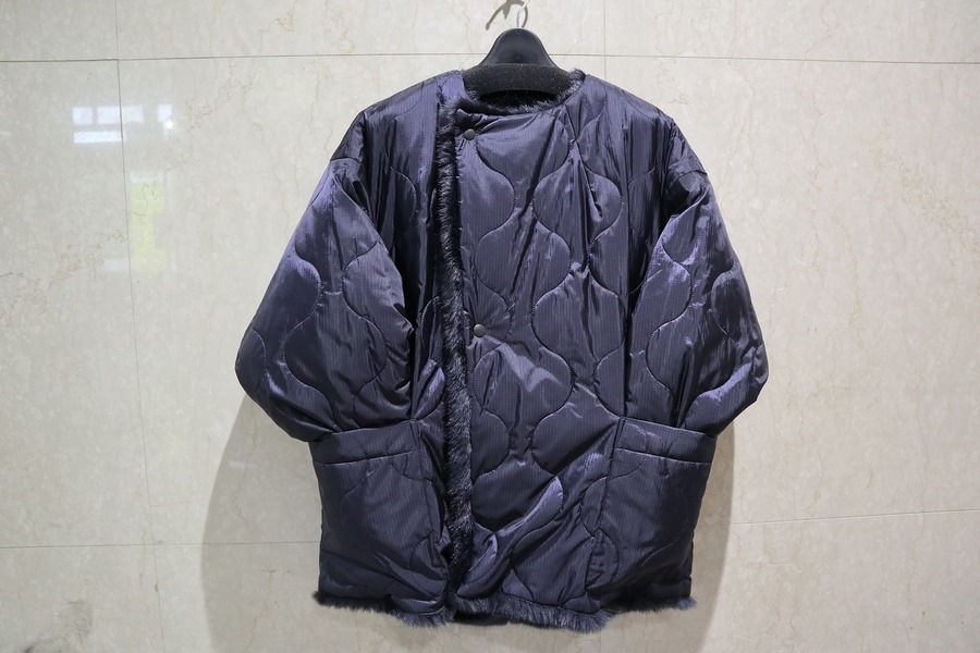 【正規品】 HYKE/ハイク】よりFAUX COATが入荷致しました REVERSIBLE FUR ノーカラージャケット