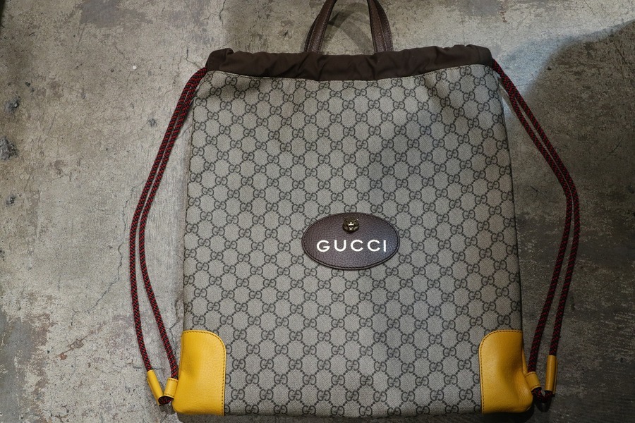 GUCCI/グッチ】よりGGスプリームキャンバスドローストリングバック 