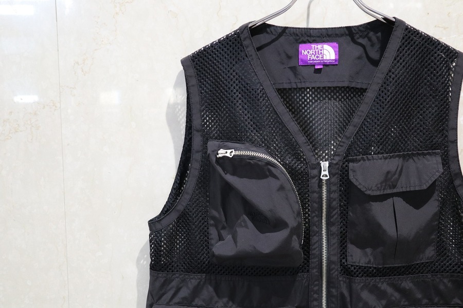 the north face purple label mesh angler vest