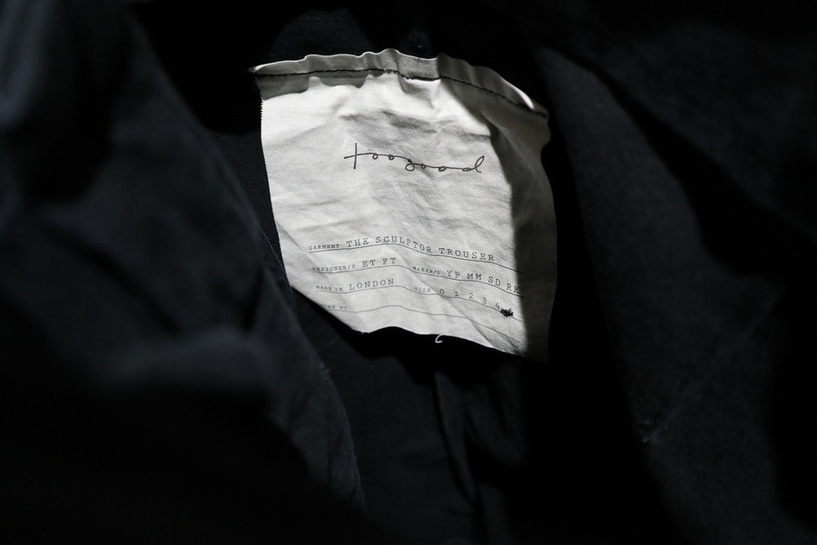 toogood/トゥーグッド】よりTHE SCULPTOR TROUSERが入荷致しました ...