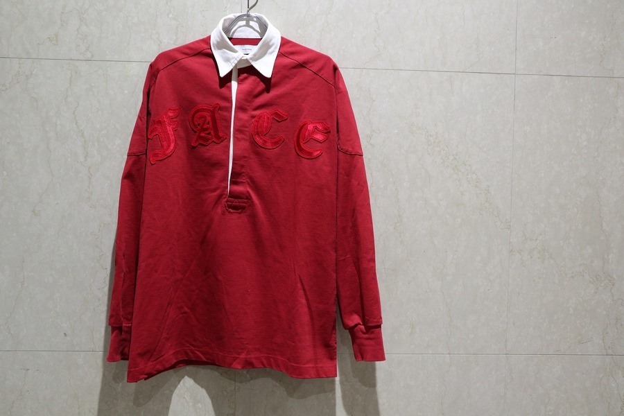 FACETASM ラガーシャツ　レイヤードMIX RUGBY SHIRT FACETASM LAYERED RIB MIX RUGBY SHIRT