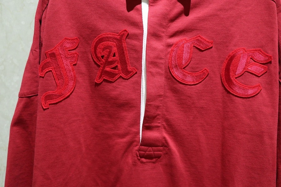 FACETASM/ファセッタズム】よりFACE RUGBY SHIRT FNT-TEEが入荷