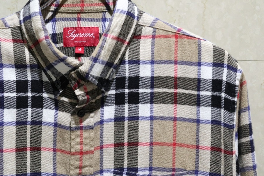 Supreme Tartan Flannel Shirt Burberry柄　M SUPREME / シュプリーム】よりTartan L/S Flannel Shirt が入荷致し