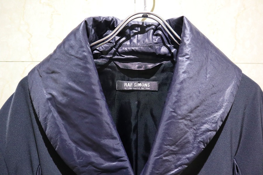 RAF SIMONS/ラフシモンズ】よりジップデザインダブルコートが入荷致し