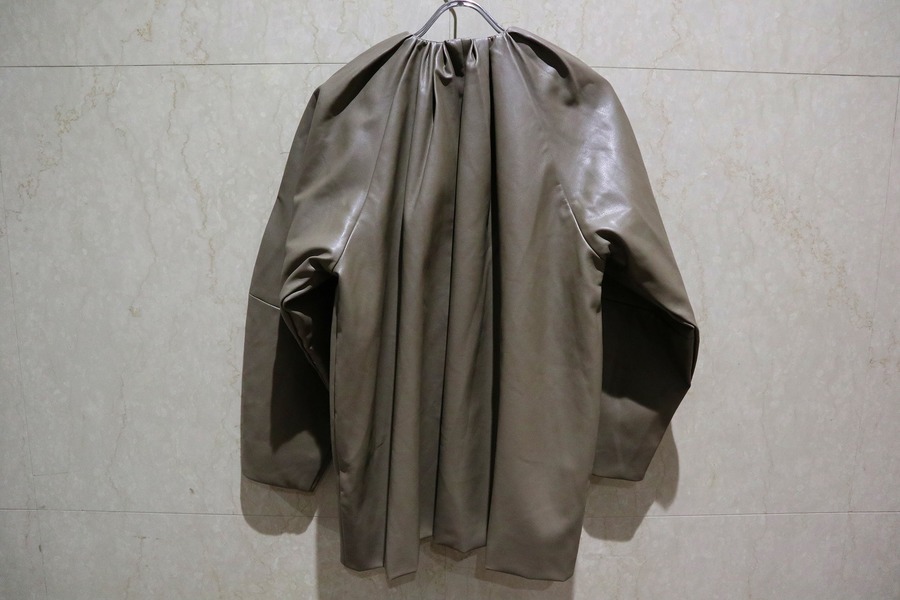 ジャケット・アウター CLANE EGG FAKE LEATHER JACKET CLANE（クラネ）の「CLANE クラネ “EGG FAKE LEATHER JACKET