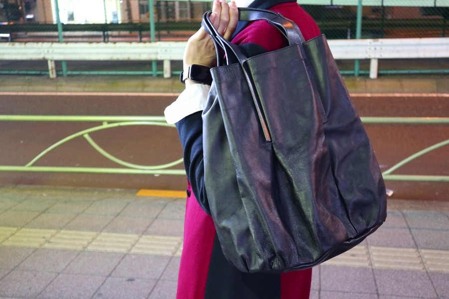 Yohji Yamamoto + NOIR/ヨウジヤマモト プリュス ノアール】よりホースレザートートバッグが入荷致しました[2020.12.17発行]