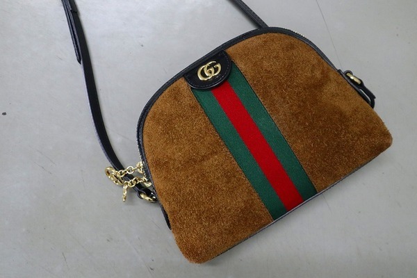 GUCCI/グッチ】よりオフィディアスウェードスモールショルダーバッグ