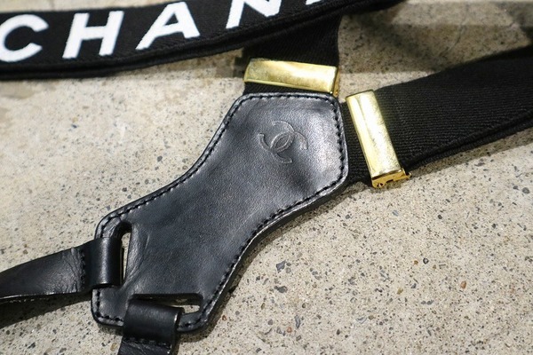 CHANEL/シャネル】よりヴィンテージロゴサスペンダーが買取入荷