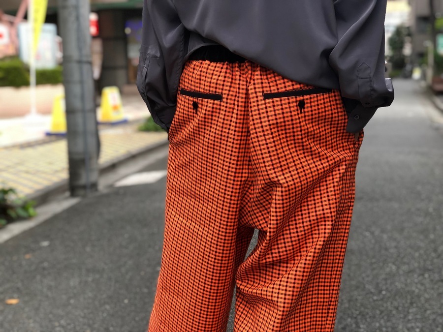 sacai/サカイ】より19awガンクイラブチェックワイドパンツを買取入荷