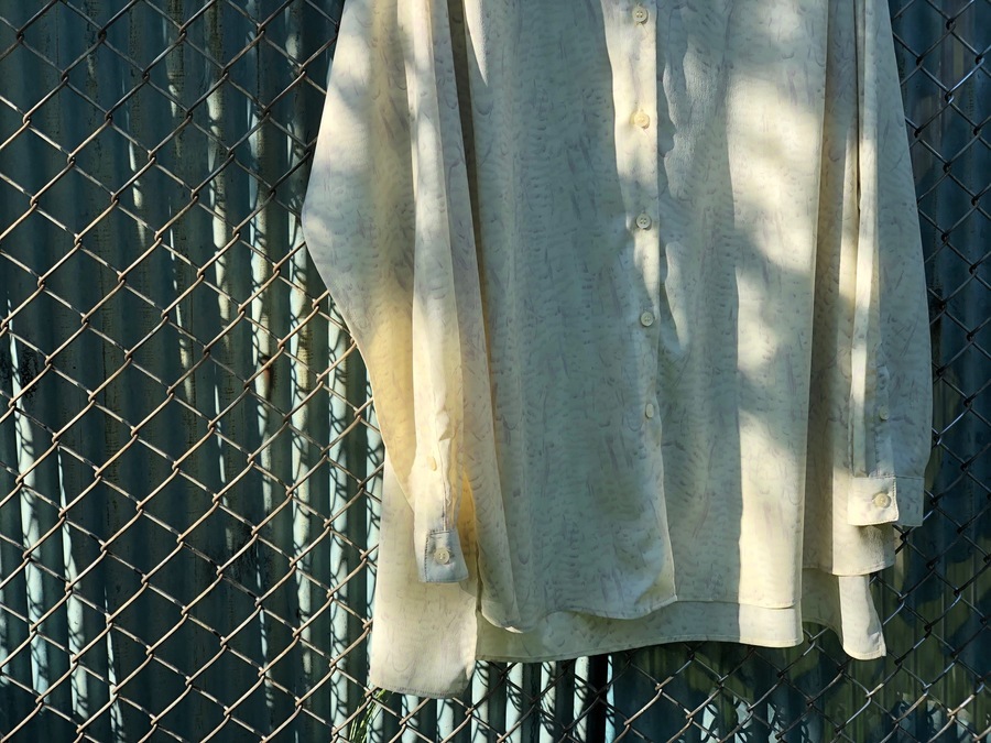 シャツ/ブラウス(長袖/七分) clane PYTHON OVER STAND SHIRT CLANE - クラネPYTHON OVER STAND SHIRT パイソン シャツの通販 by