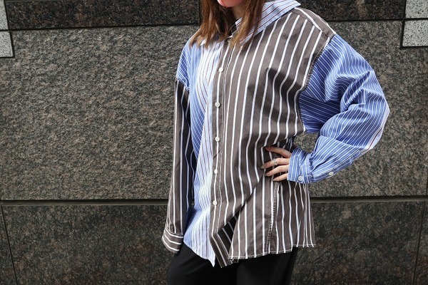 国内発送☆送料関税込【MARNI】ストライプ シャツ ドレス org.jpg
