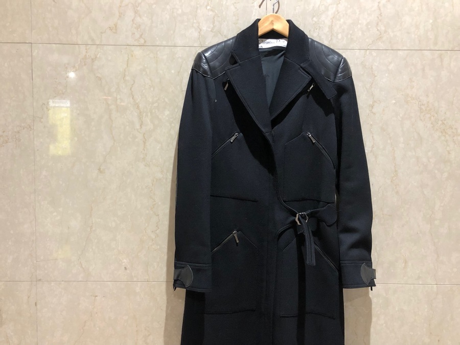 クリスチャンディオール　黒コート Christian Dior（クリスチャン・ディオール） コート ロング ラウンド