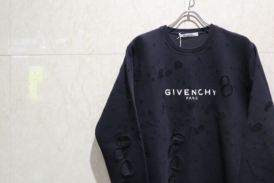 GIVENCHY/ジバンシー】より20SSデストロイドスウェットシャツが入荷
