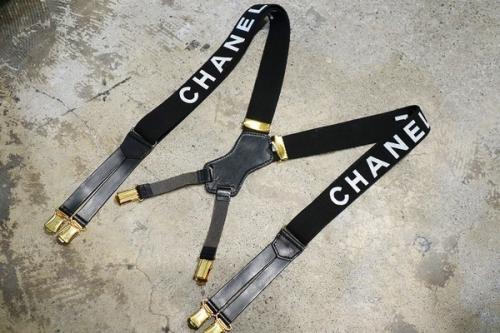 CHANEL/シャネル】よりヴィンテージロゴサスペンダーが買取入荷致し