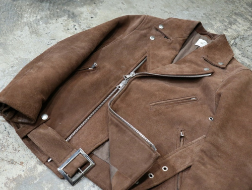 BEAUT＆YOUTH/ビューティアンドユースのスウェードライダースジャッケット