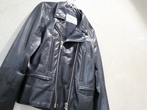 レザー ライダースジャケットのメンズ