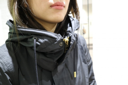 water proof　ロングモッズコートのレディース