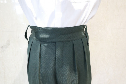 BELTLESS FOX BROTHERS WOOL PLAINのメンズ