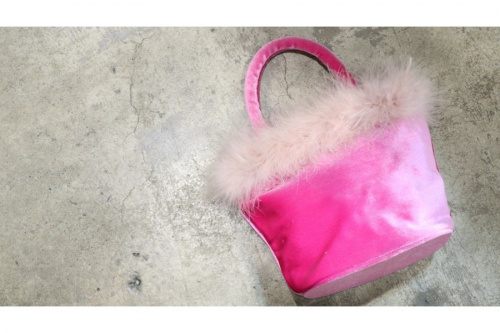 feather vanity bagのハンドバッグ