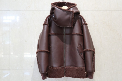 6(ROKU)/FAKE LEATHER×BOA ZIP BLOUSON